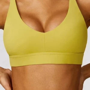 Tight brushed back yoga bras